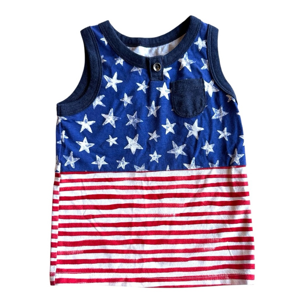 Toddler 4th of July tank top